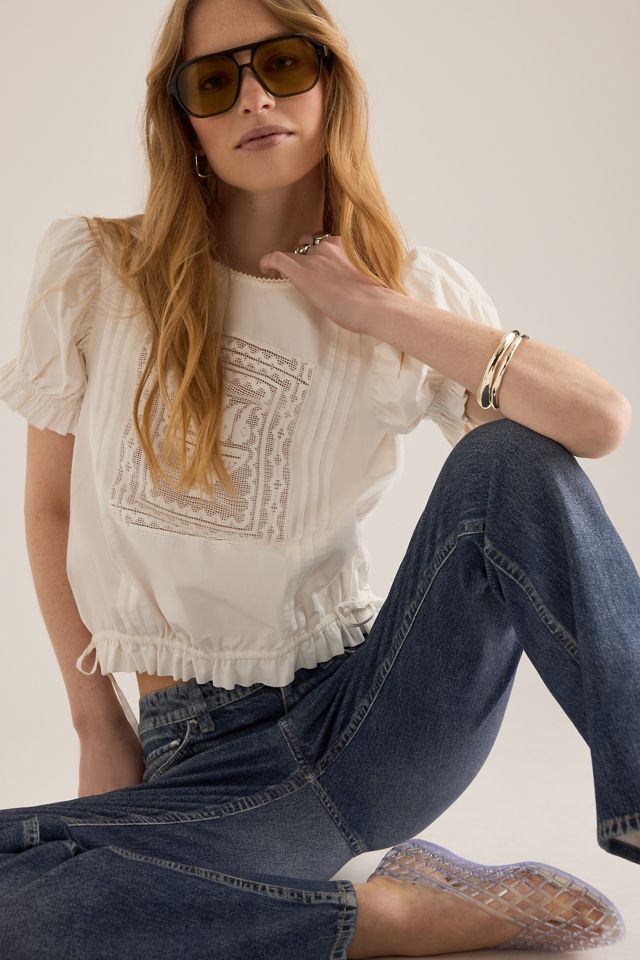 Jeans Dritti a Vita Media Rag & Bone Miramar Ponte Harlow #1
