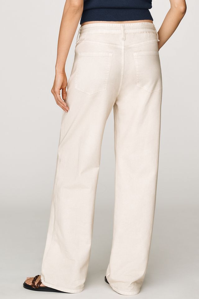 rag & bone Miramar Terry High-Rise Wide-Leg Jeans #2