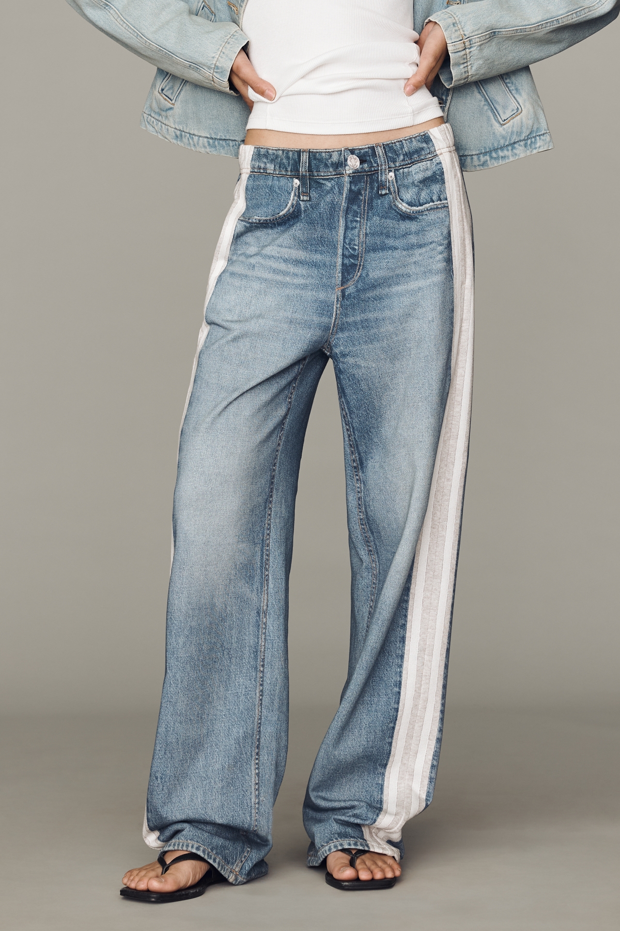rag & bone Miramar High-Rise Wide-Leg Jeans