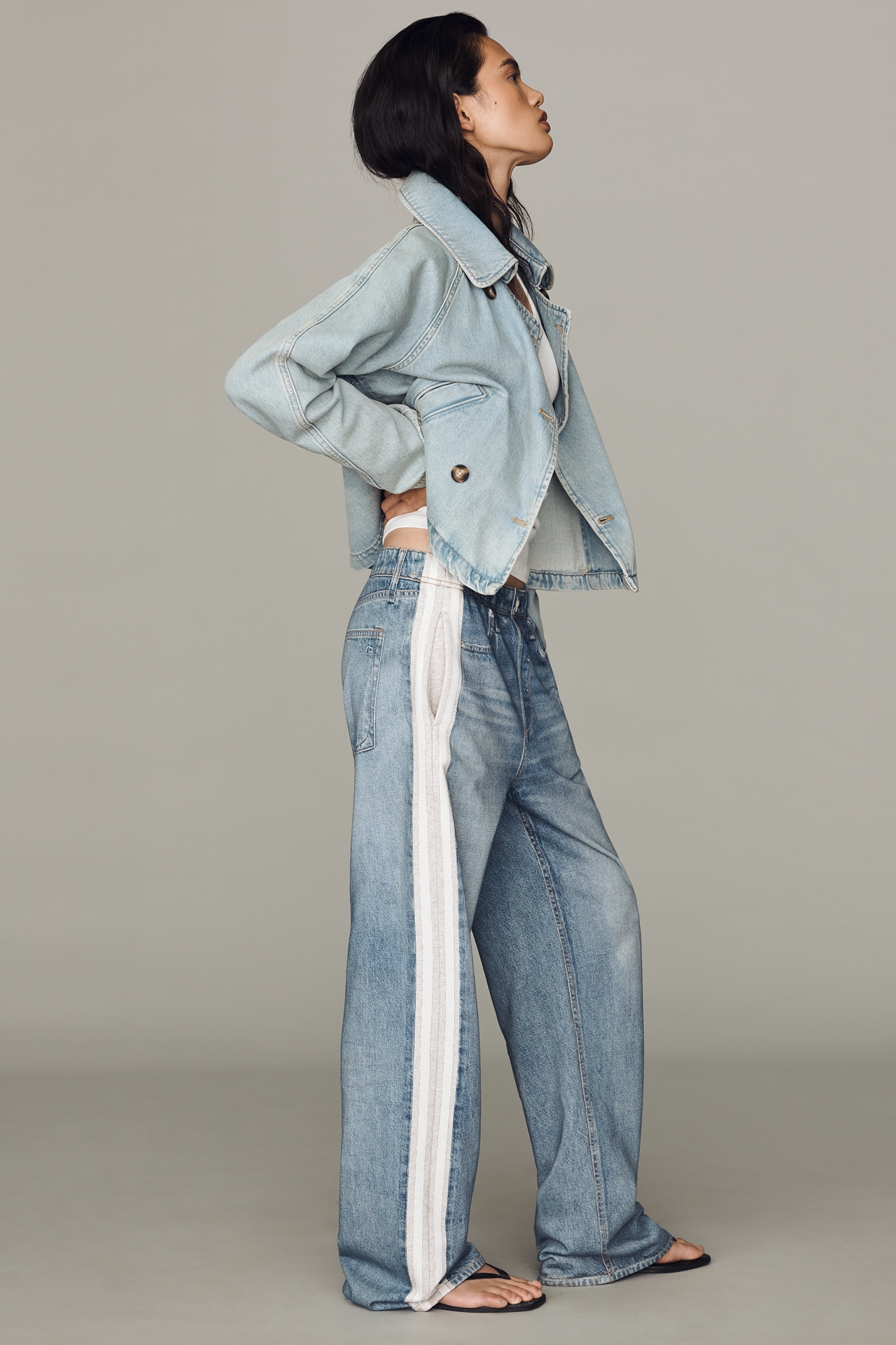 rag & bone Miramar High-Rise Wide-Leg Jeans