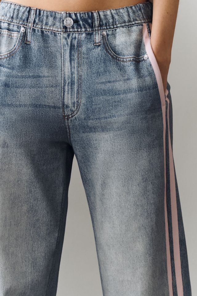 rag & bone Miramar Terry High Rise Wide Leg Jeans #1