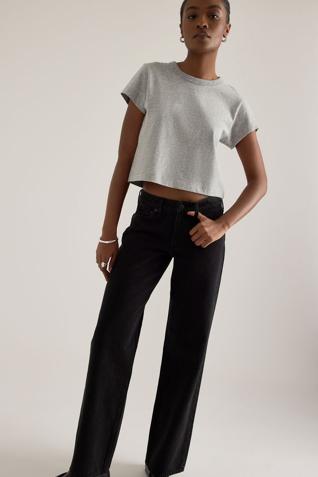 Rag & Bone Cam Relaxed Straight Jeans mit niedrigem Bund #3