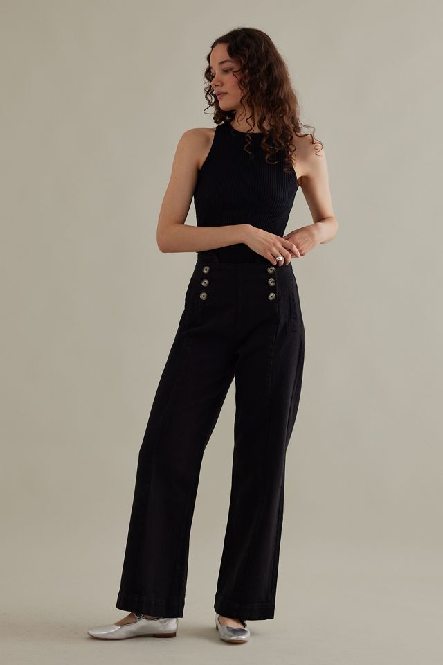 Bay Wide Leg Jeans by Seventy Mochi - Ecru, Weekender