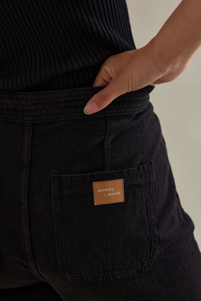 Bo Barrel Leg Jeans by Seventy Mochi - Ecru, Vintage Steel