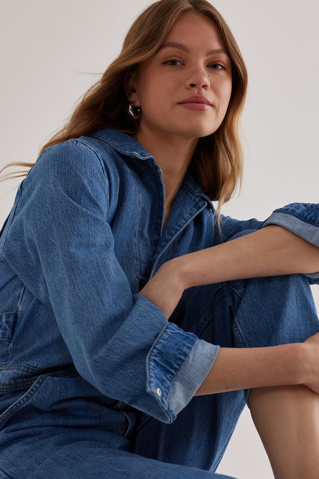 Seventy + Mochi Indie Long-Sleeve Denim Jumpsuit #3