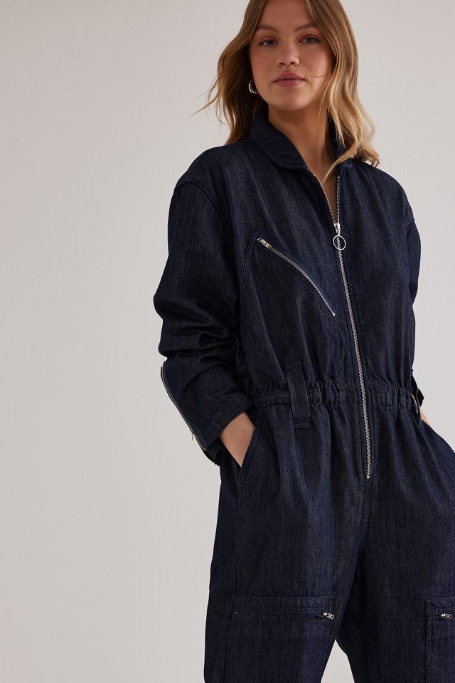 Combinaison en denim Amelia Seventy + Mochi #1