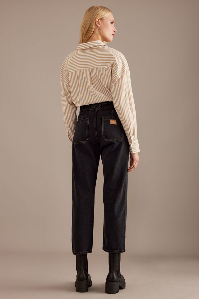 Seventy + Mochi Willow High-Rise Crop Jeans a gamba larga #4
