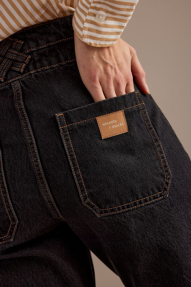 Seventy + Mochi Willow High-Rise Crop Jeans a gamba larga #5