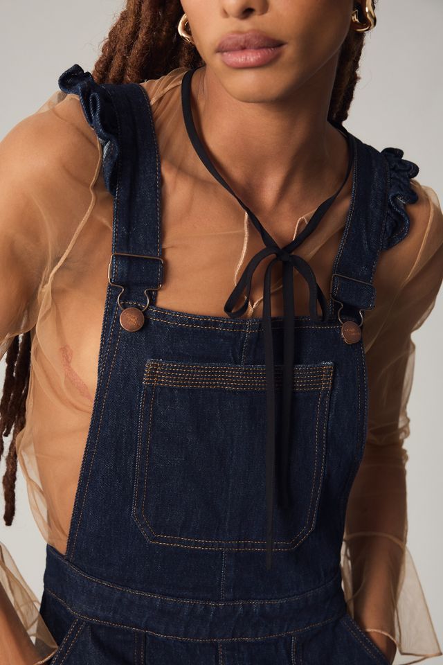 Seventy + Mochi Elodie Frill Dungarees | Anthropologie