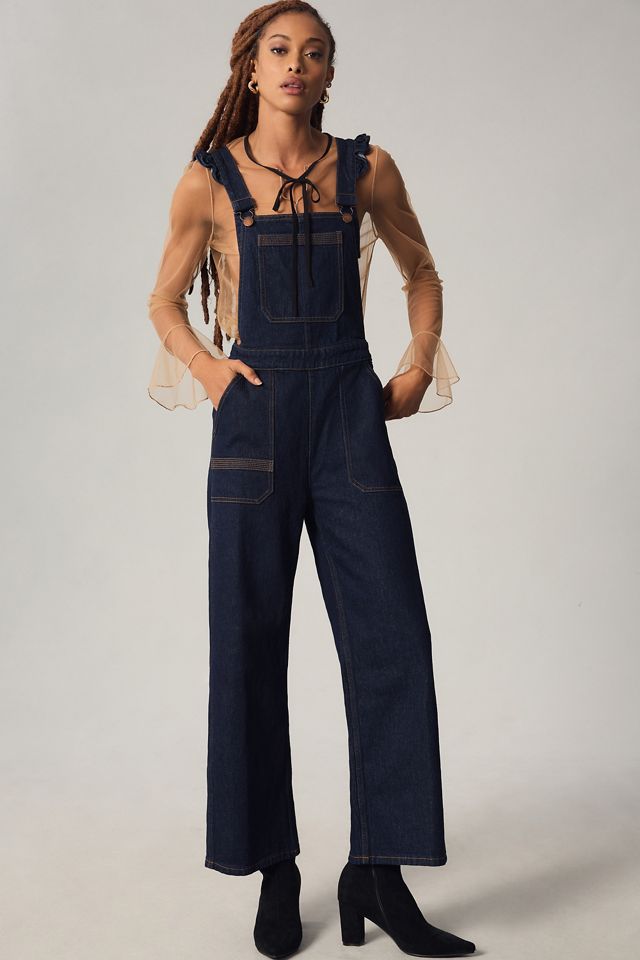 Seventy + Mochi Elodie Frill Dungarees | Anthropologie