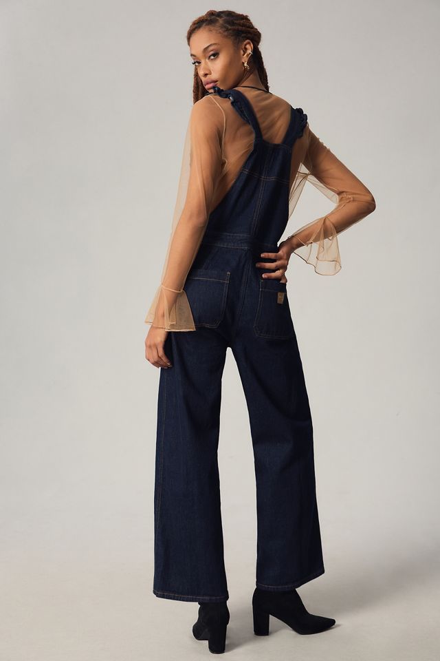Seventy + Mochi Elodie Frill Dungarees | Anthropologie