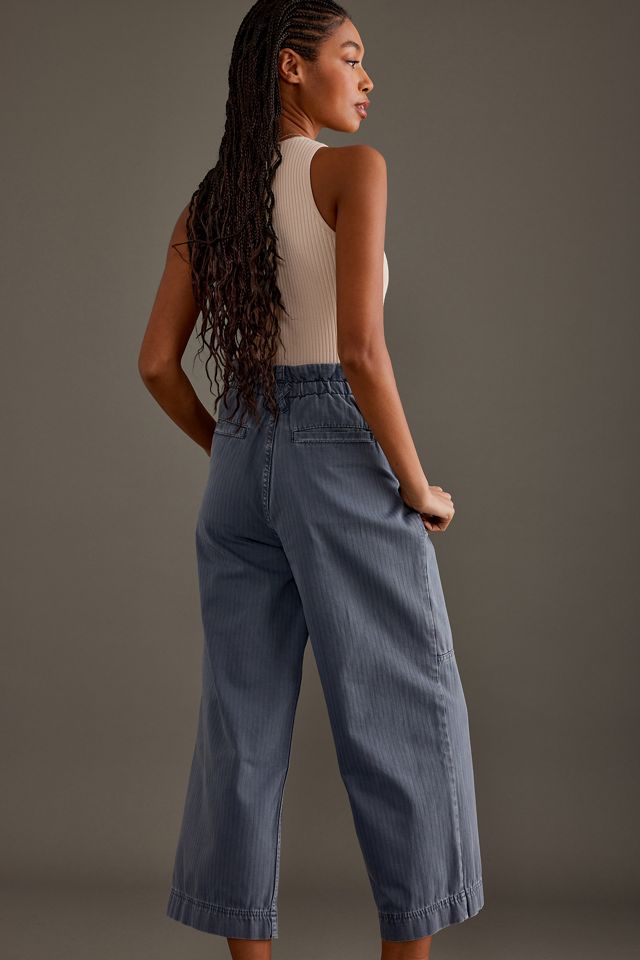 Seventy + Mochi Louis Cropped Wide-Leg Trousers #5