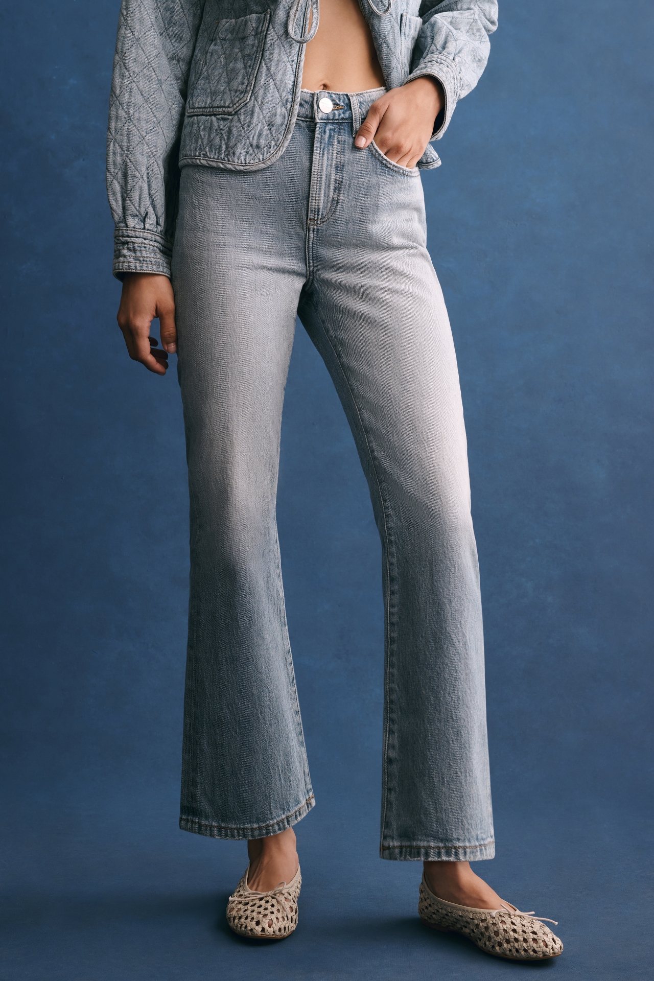 Seventy + Mochi Gigi High-Rise Straight-Leg Jeans