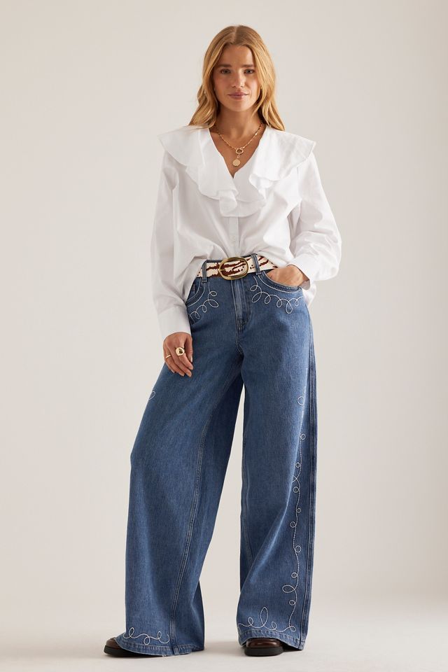 Jeans de Pierna Ancha Seventy + Mochi Western Bay #4