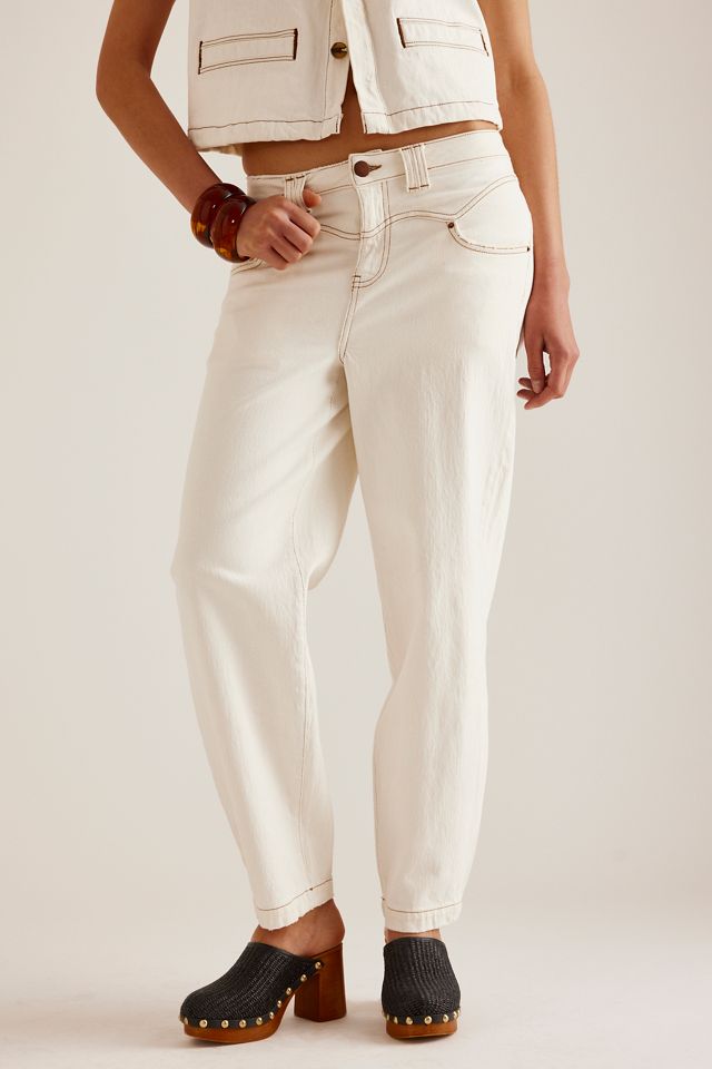 Seventy + Mochi Mia High-Rise Barrel Jeans  #3