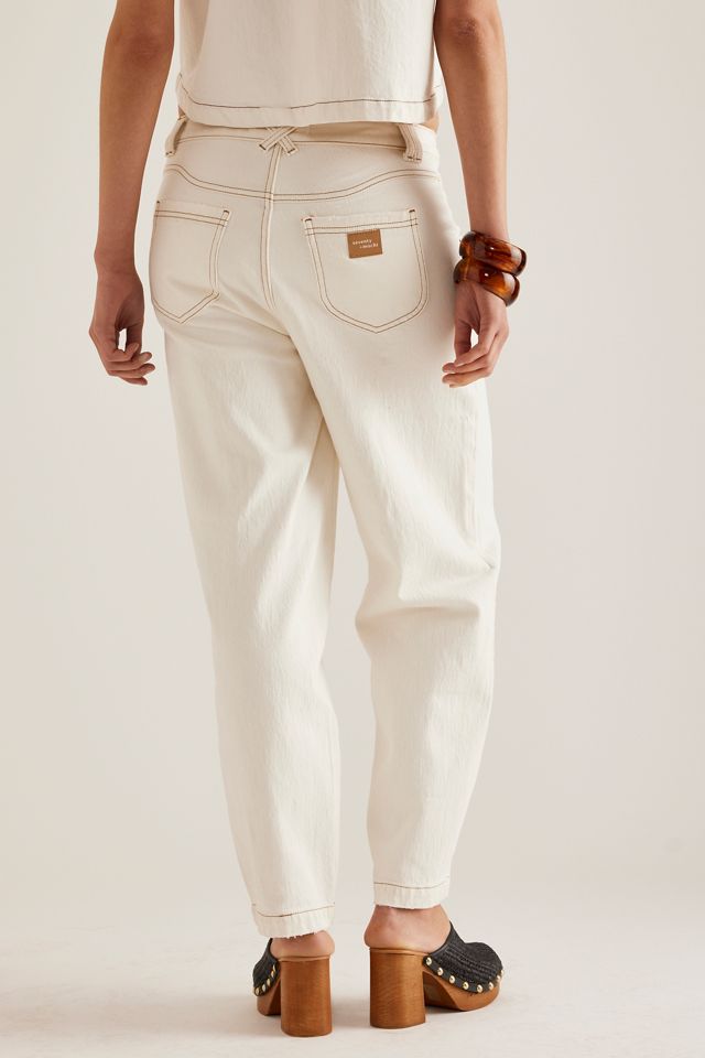 Seventy + Mochi Mia High-Rise Barrel Jeans  #1