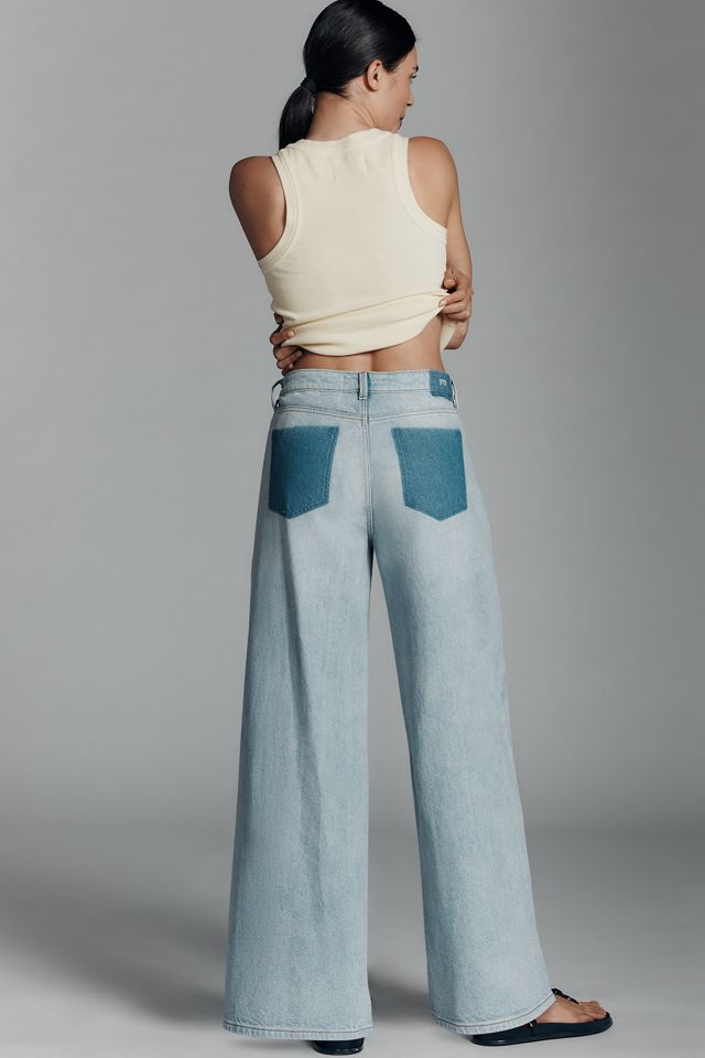 Seventy + Mochi Blake High-Rise Wide-Leg Tie-Waist Jeans #2