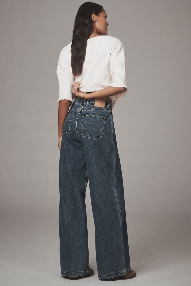 Seventy + Mochi Bay High-Rise Wide-Leg Jeans #3