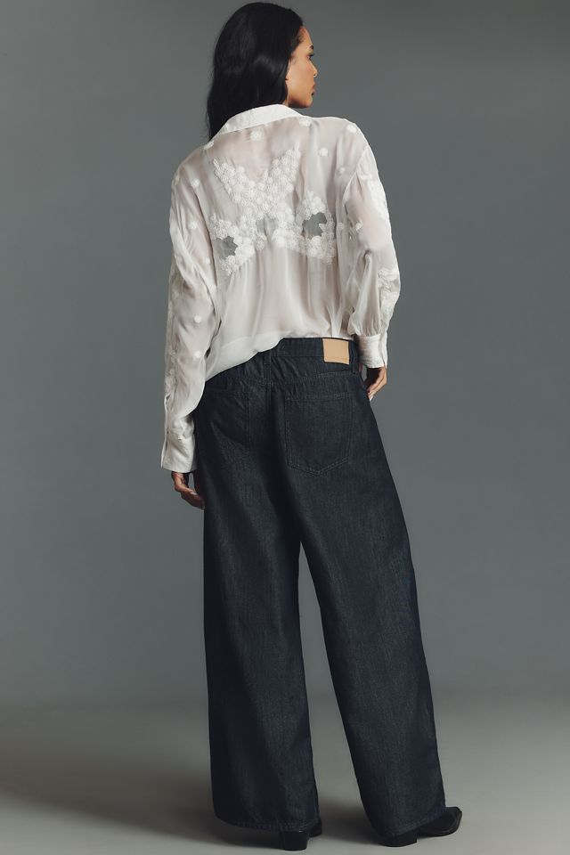 Seventy + Mochi Blake Mid-Rise Wide-Leg Jeans #2
