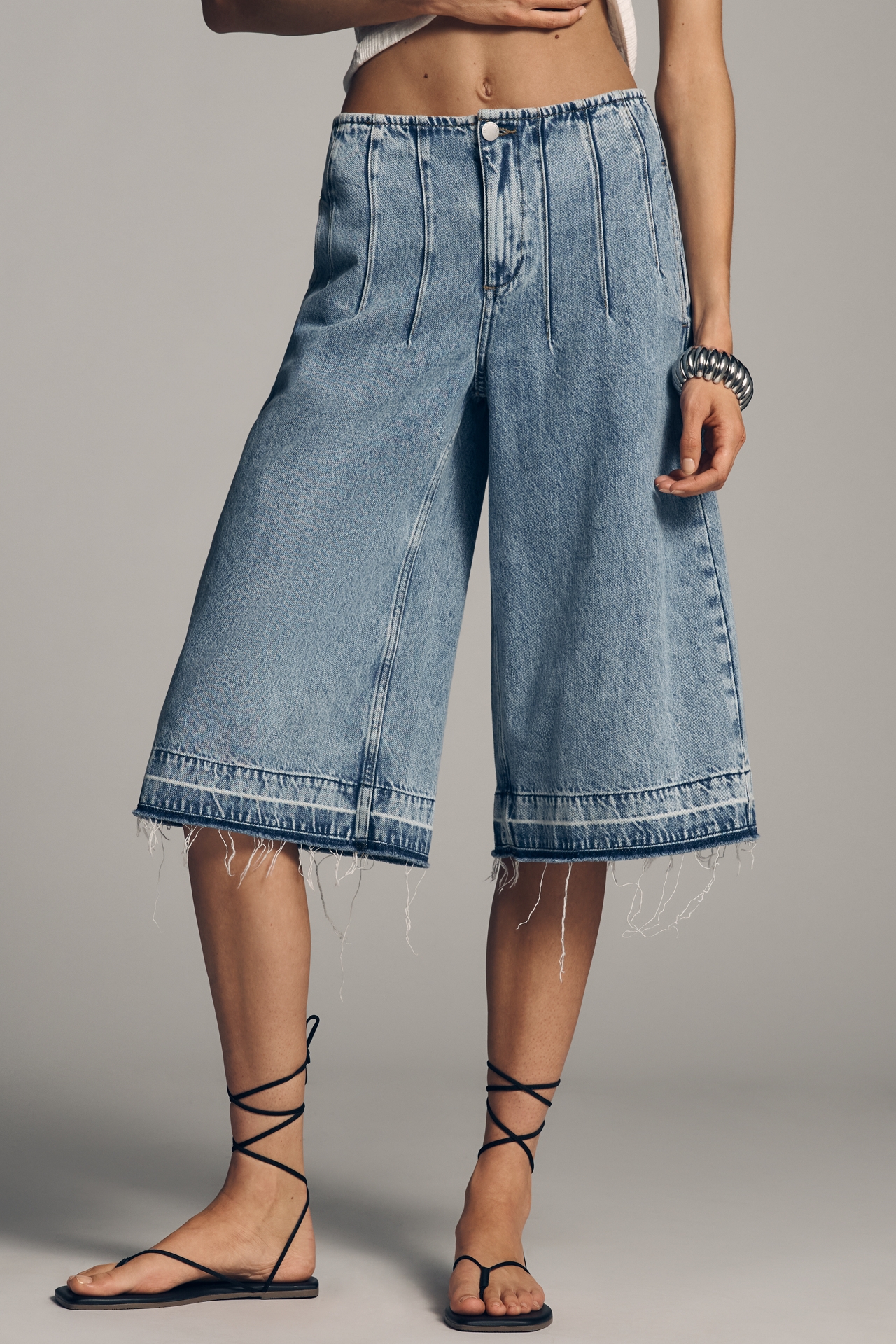 Seventy + Mochi Vera High-Rise Culotte Jeans