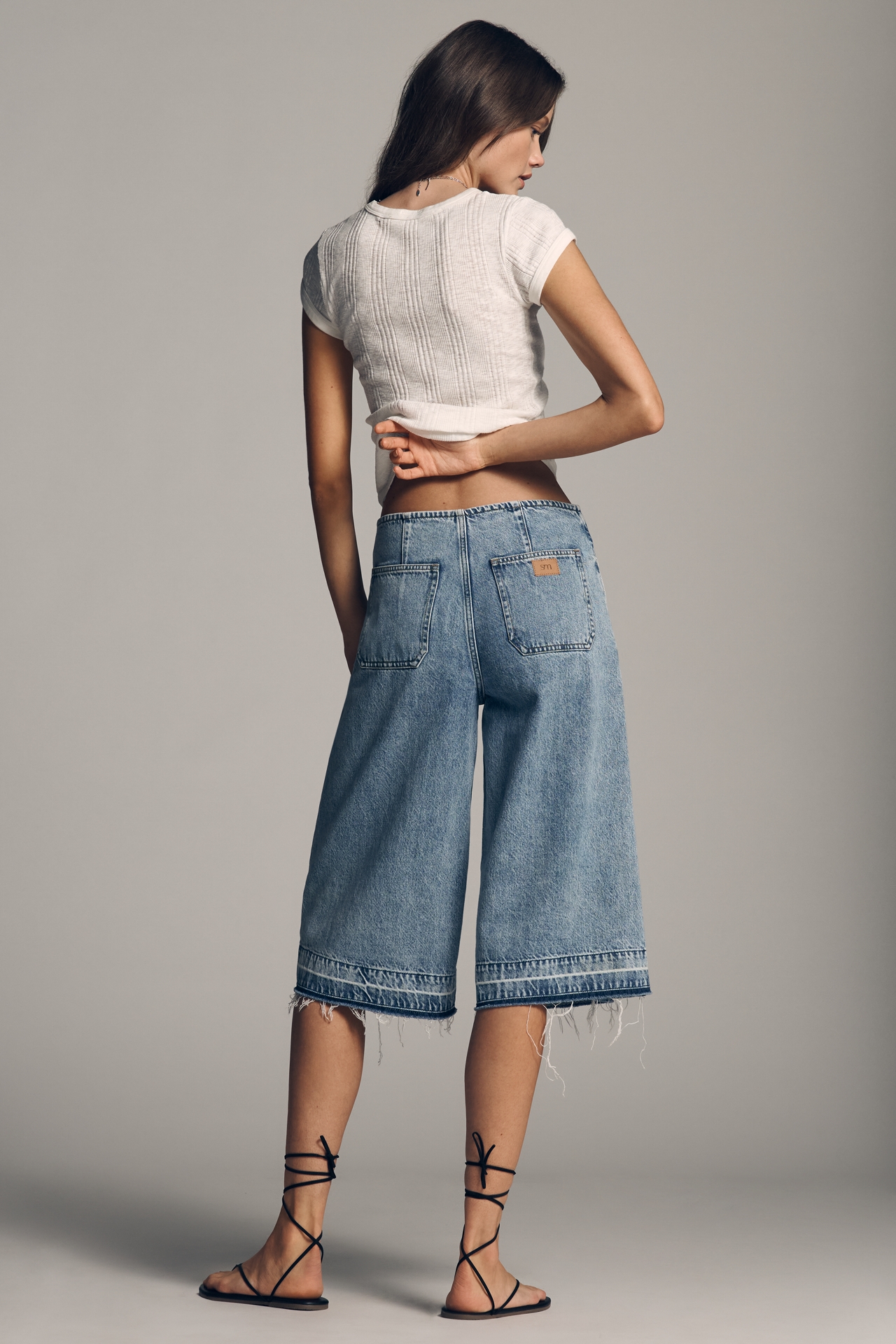 Seventy + Mochi Vera High-Rise Culotte Jeans