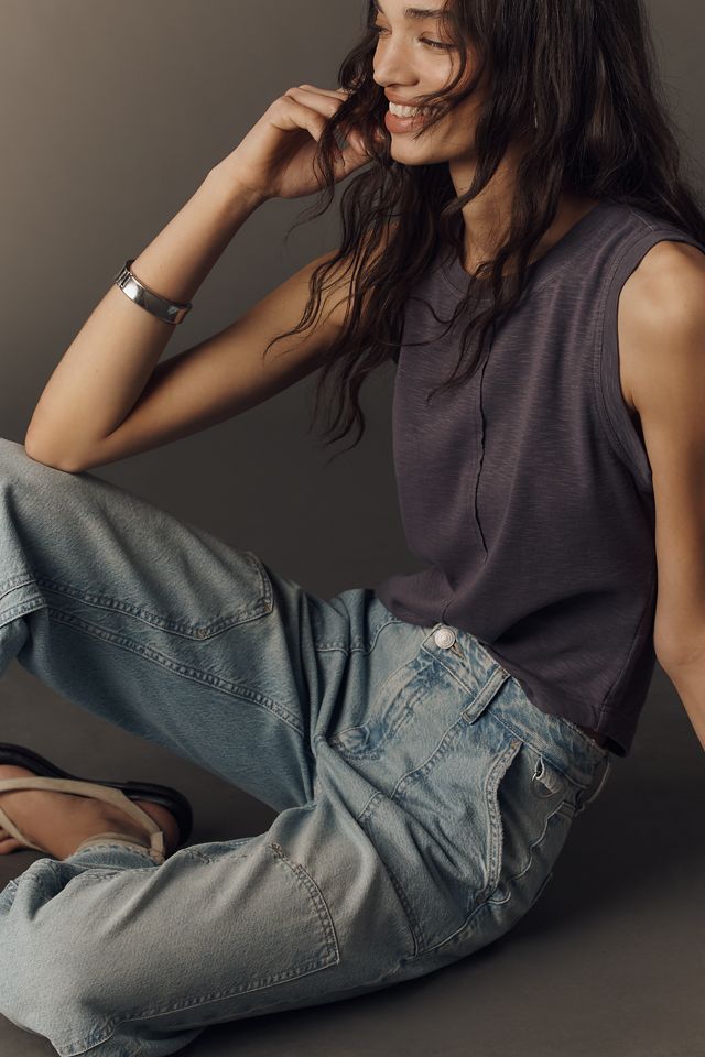 Seventy + Mochi Stevie Mid-Rise Relaxed Straight-Leg Jeans #1