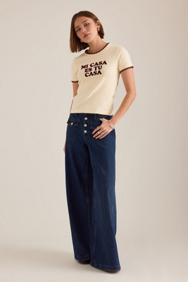 Seventy + Mochi Sadie Wide-Leg Jeans