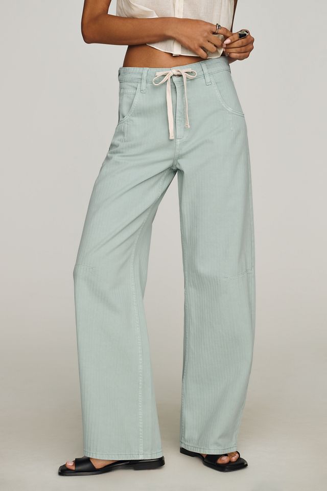 Seventy + Mochi Mila High-Rise Barrel-Leg Jeans #1