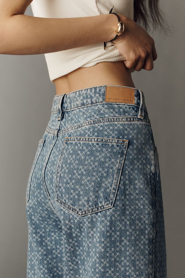 Seventy + Mochi Blake Mid-Rise Wide-Leg Jeans | Anthropologie