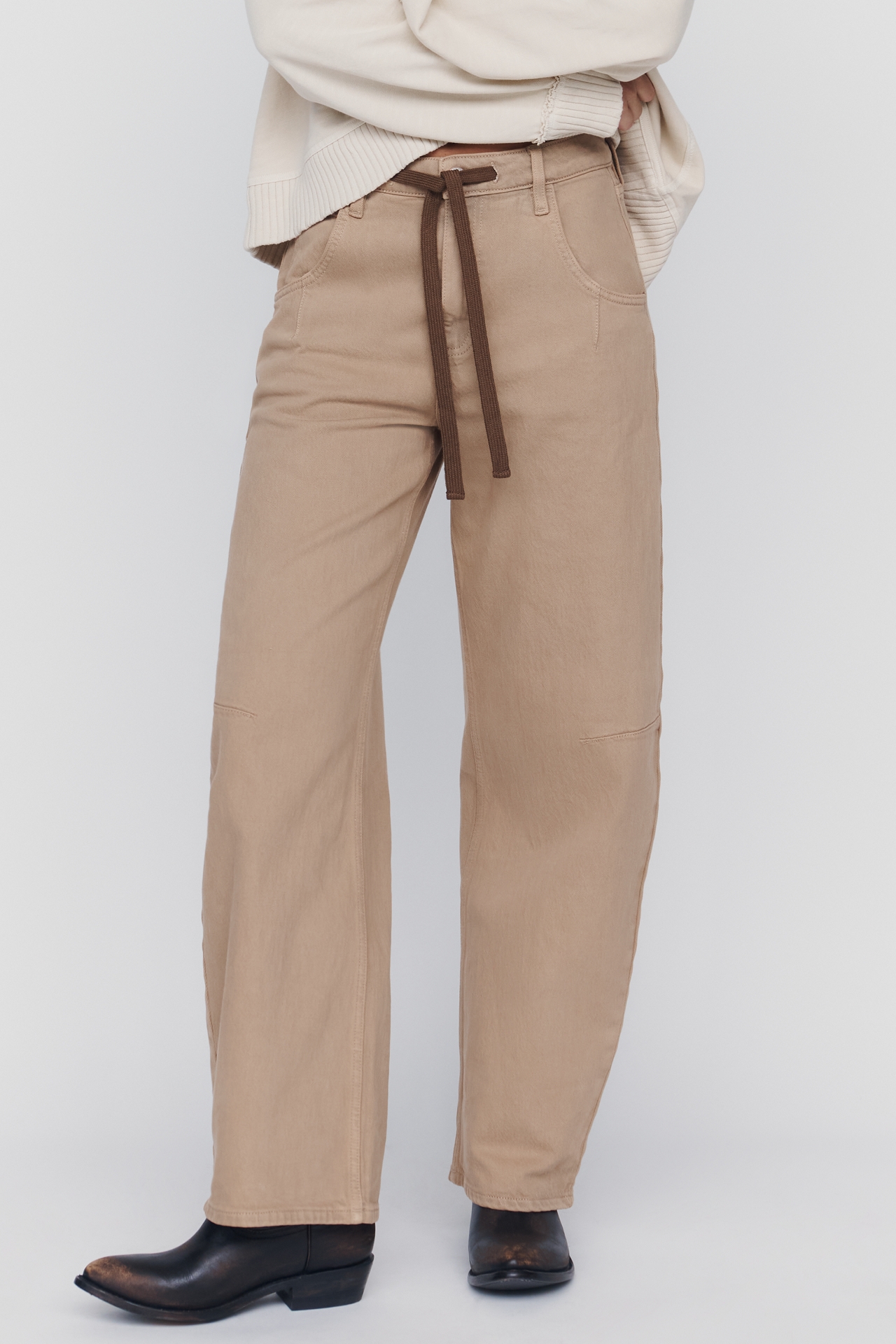 Seventy + Mochi Mila High-Rise Barrel Jeans