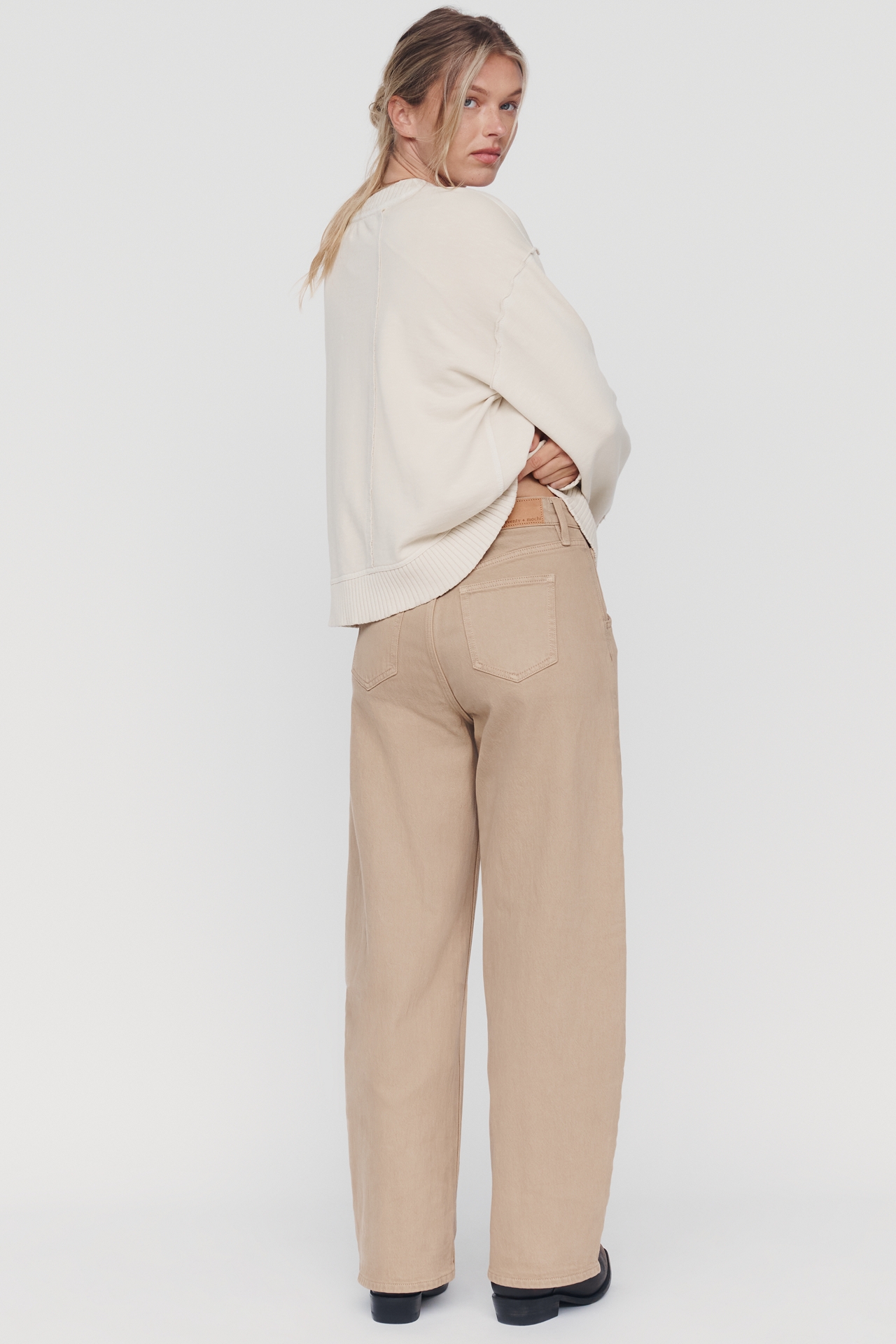 Seventy + Mochi Mila High-Rise Barrel Jeans