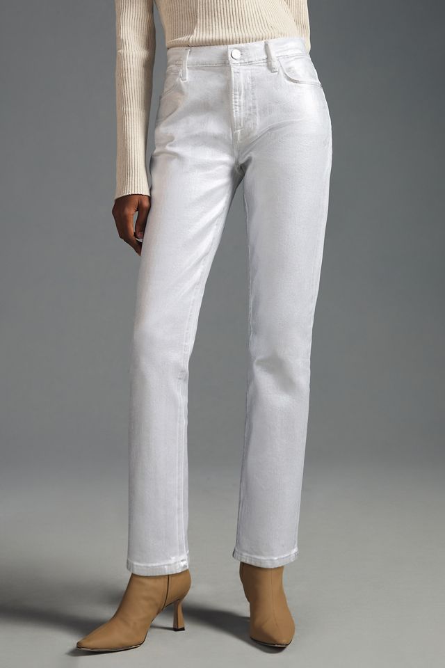 Frame Le High Straight Chrome Jeans #1
