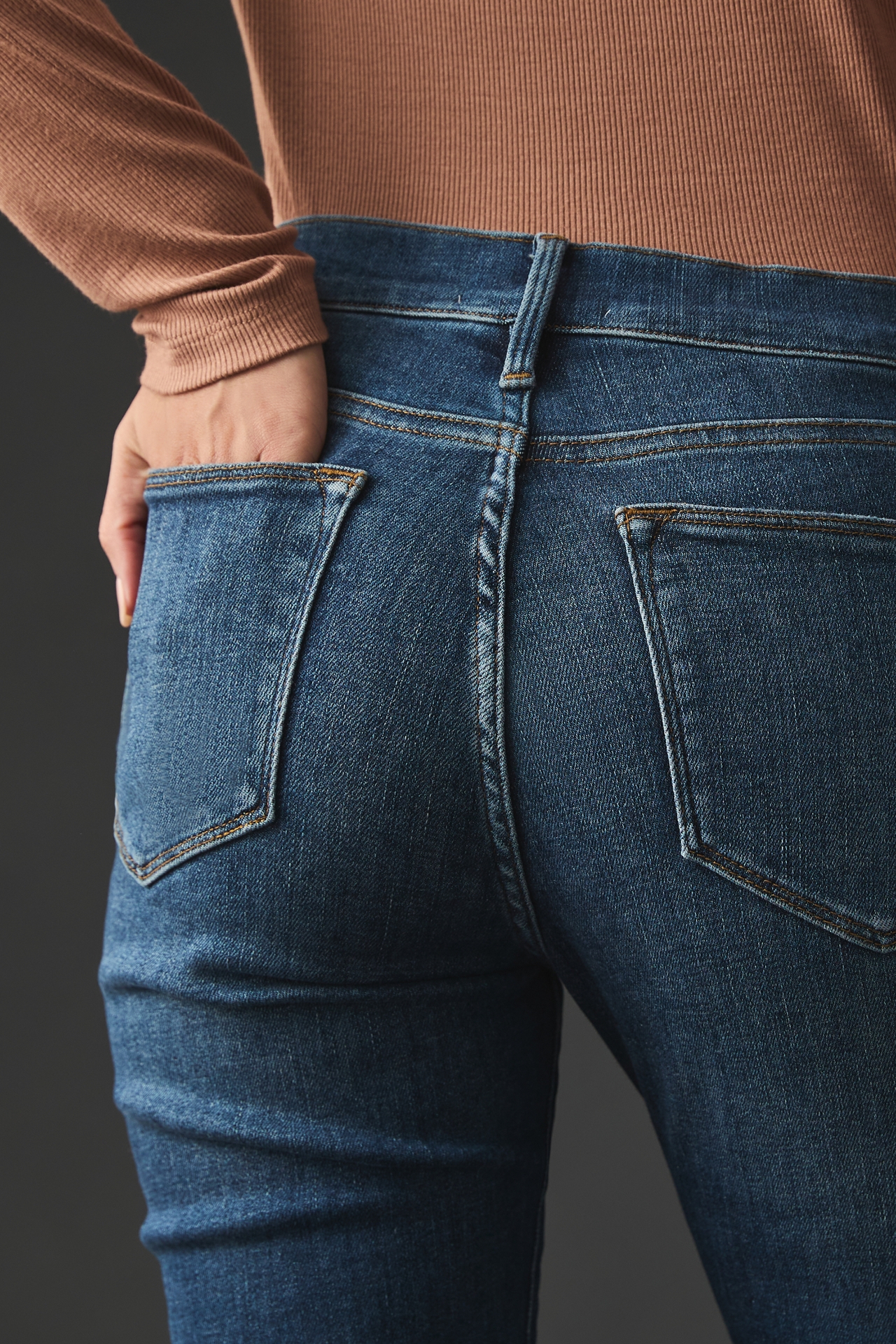 FRAME Le High High-Rise Straight Jeans