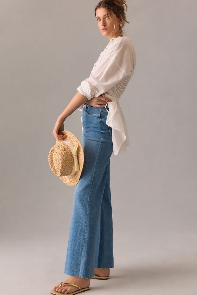 Frame Le Palazzo Crop Jeans | Anthropologie