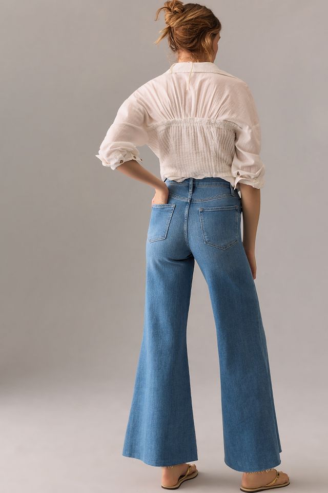 Frame Le Palazzo Crop Jeans | Anthropologie