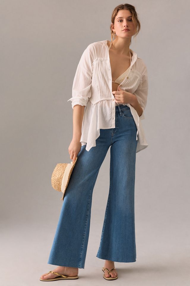 Frame Le Palazzo Crop Jeans | Anthropologie