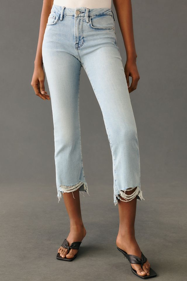 Frame Le Crop Mini Mid-Rise Bootcut Jeans #1