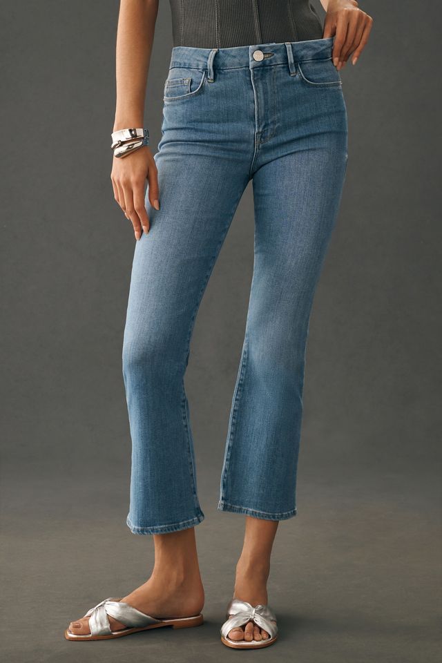 Frame Le Crop Mini Mid-Rise Bootcut Jeans #1