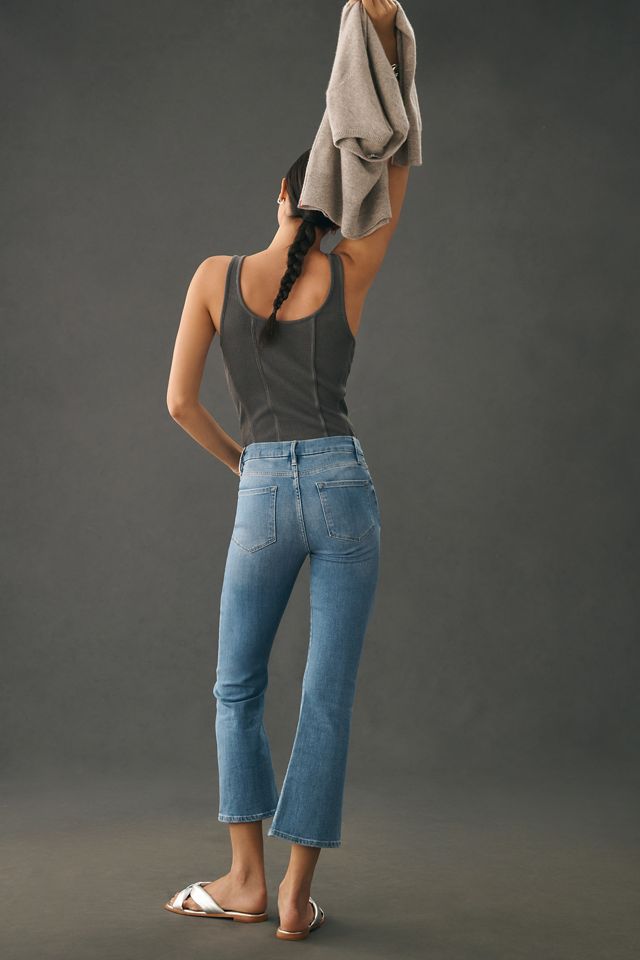 Frame Le Crop Mini Mid-Rise Bootcut Jeans #5