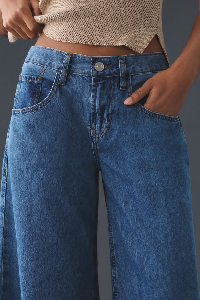 Frame Le Pixie Mid-Rise Wide-Leg Jeans #4