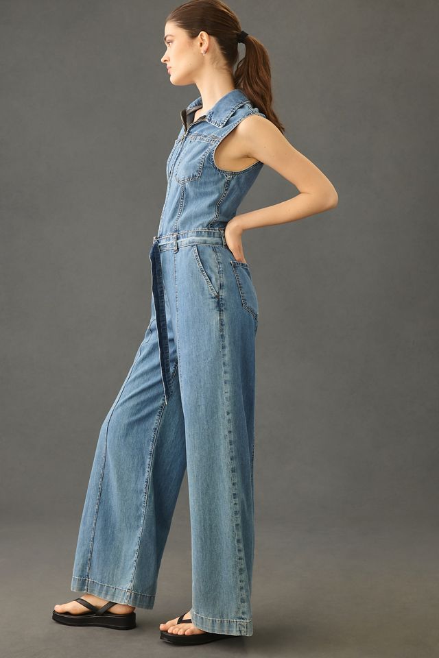 Frame Sleeveless Wide-Leg Jumpsuit #3