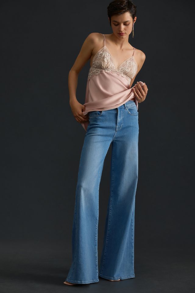 Frame denim wide leg hot sale jeans