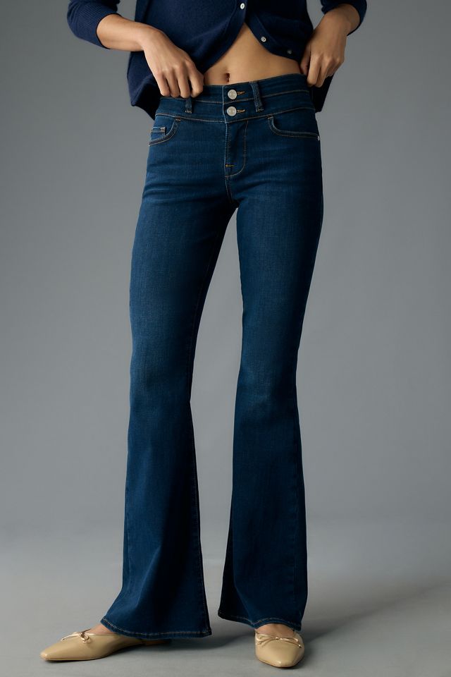 Frame Double Waistband High-Rise Jeans #1