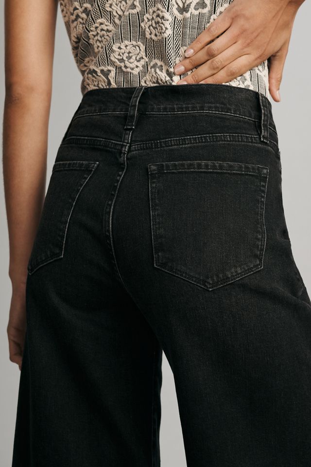 FRAME Le Slim High-Rise Palazzo Jeans #4