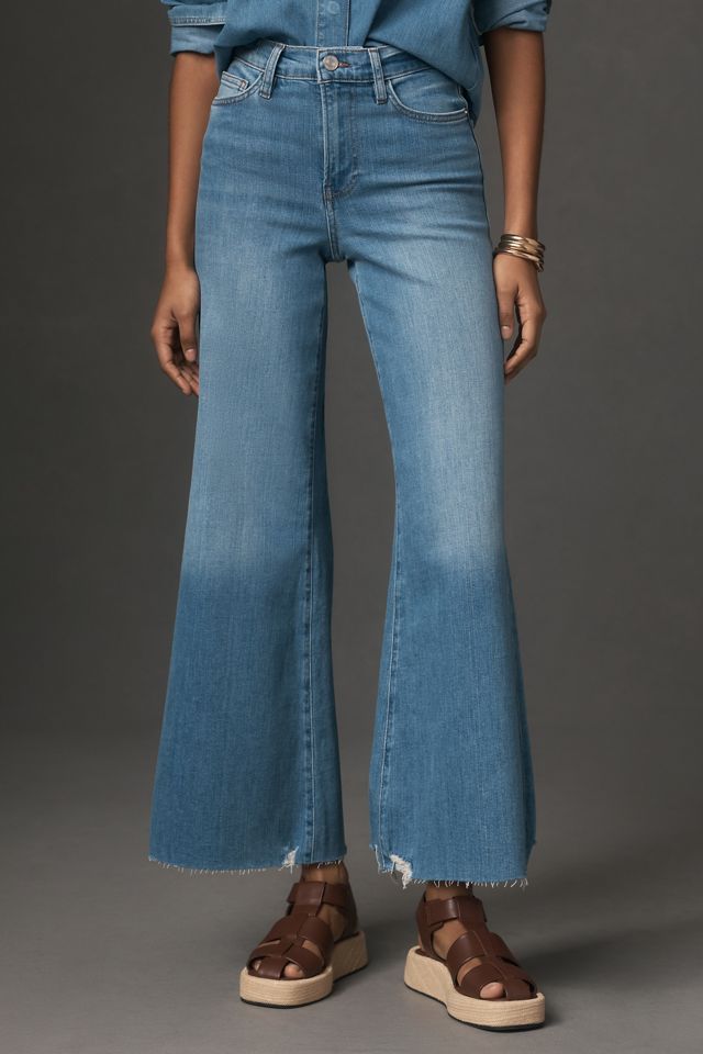 FRAME Le Palazzo High-Rise Crop Wide-Leg Jeans #1