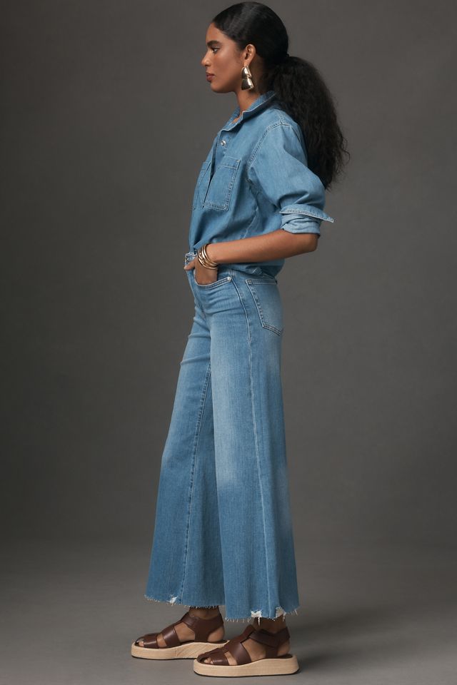 FRAME Le Palazzo High-Rise Crop Wide-Leg Jeans #2