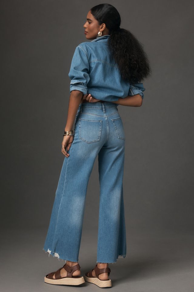 FRAME Le Palazzo High-Rise Crop Wide-Leg Jeans #3