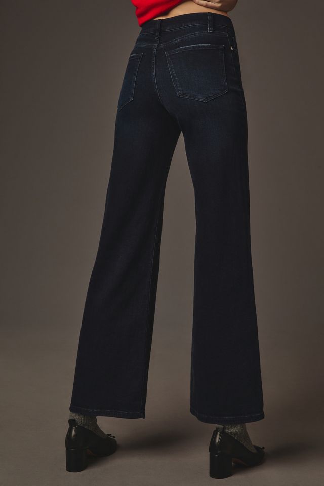 FRAME Le Slim Palazzo High-Rise Wide-Leg Jeans #3