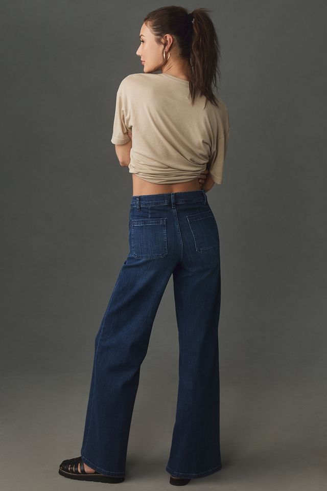 FRAME Le Slim Palazzo High-Rise Wide-Leg Jeans #2