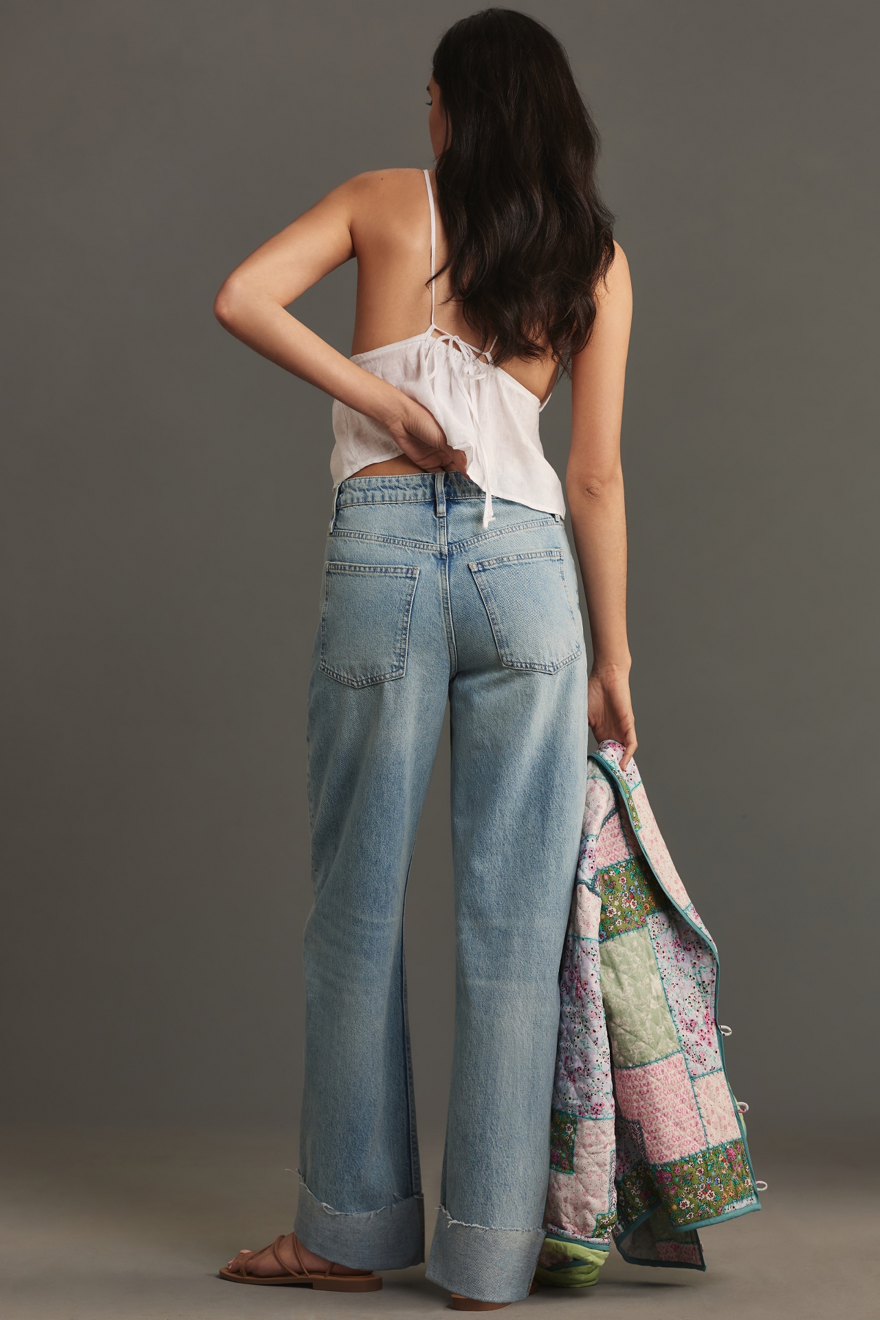 FRAME Long Barrel High-Rise Jeans